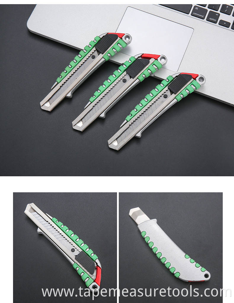 18mm Aluminum alloy coated utility knife